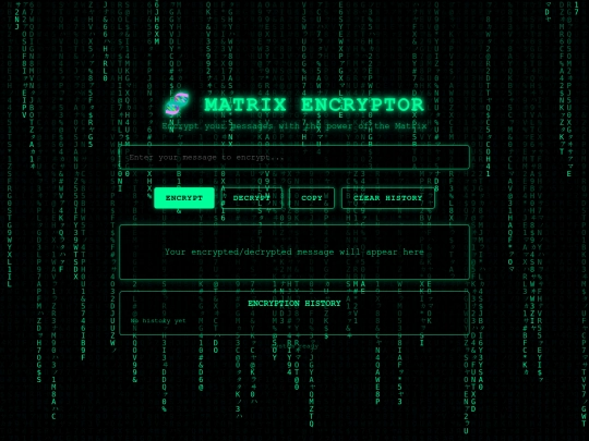 matrix_encryptor screenshot