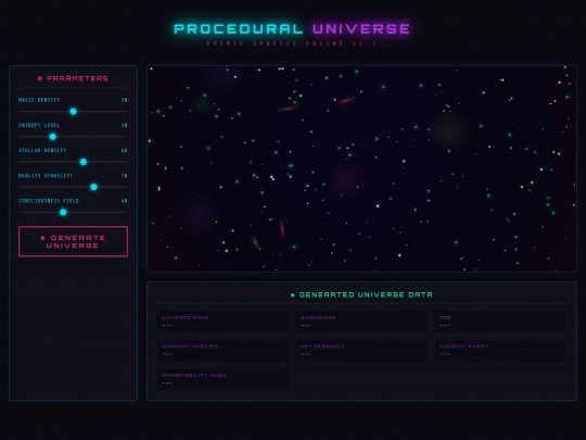 procedural_universe_generator screenshot