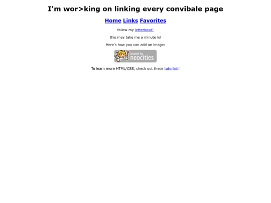 links screenshot