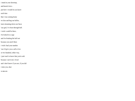 poems/imissyoudear screenshot