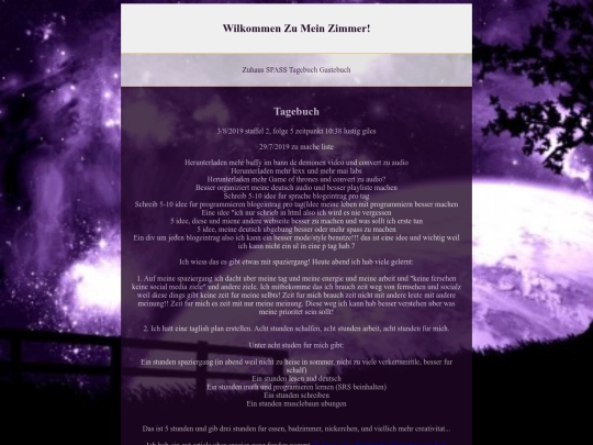 tagebuch screenshot