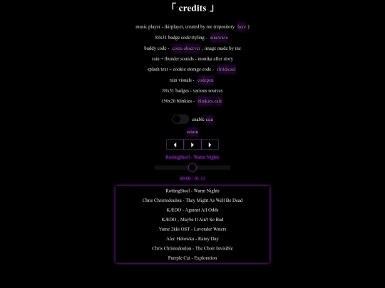 credits screenshot