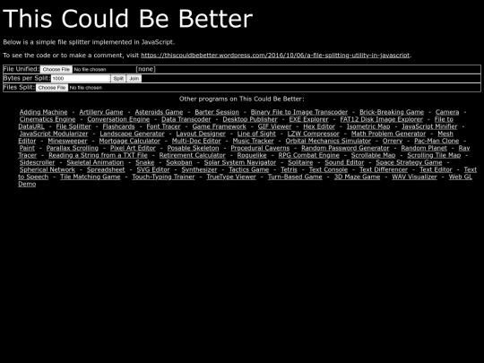 filesplitter screenshot