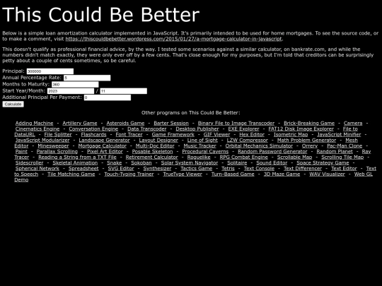 mortgagecalculator screenshot