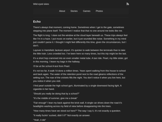 posts/echo screenshot