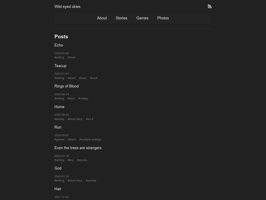 posts screenshot