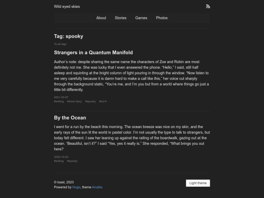 tags/spooky screenshot