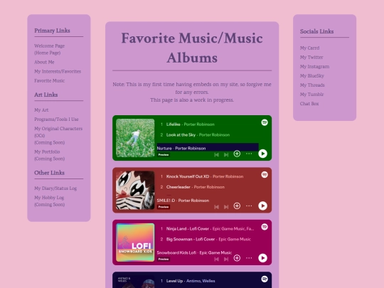 favorite-music screenshot