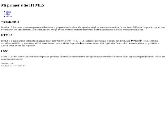 index screenshot