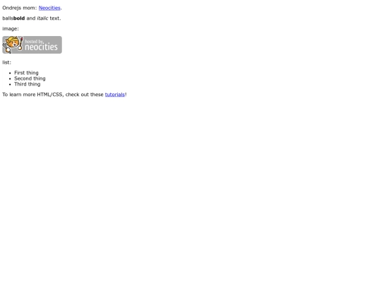 index screenshot