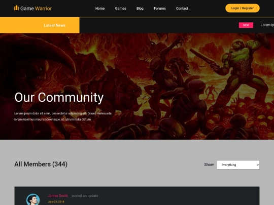 community screenshot