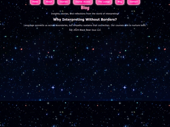 blog screenshot