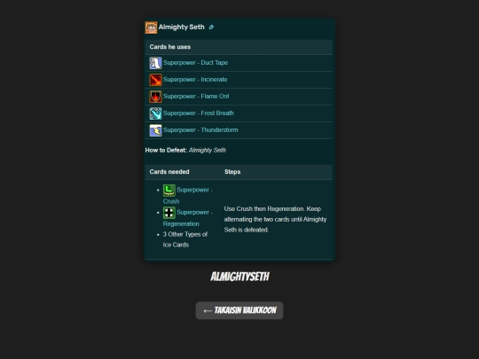 TOIMIVAalmightyseth screenshot
