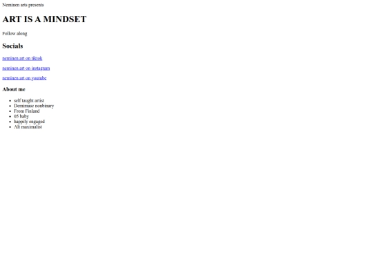 NeminenArtBlog screenshot