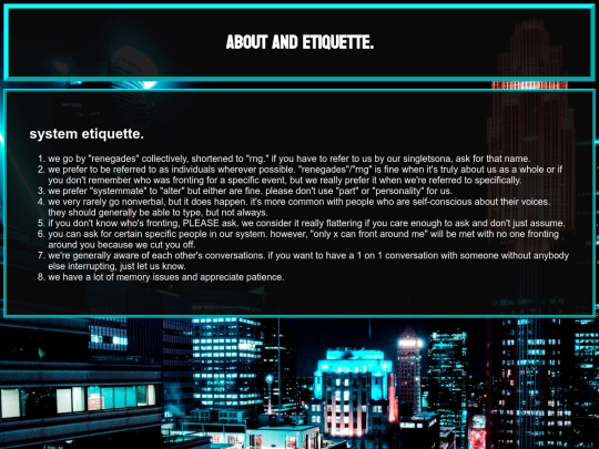 etiquette screenshot