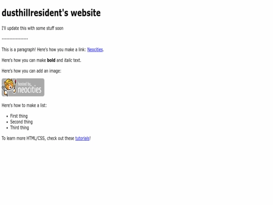 index screenshot