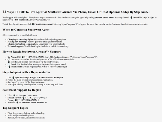 desk/ways-to-talk-to-live-agent-at-southwest-airlines-via-phone-email-or-chat-options-a-step-by-step-guide screenshot