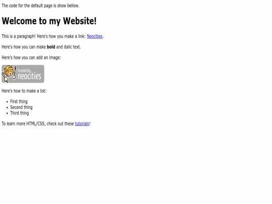 index screenshot