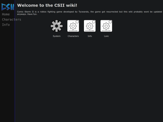 csii_wiki/home screenshot