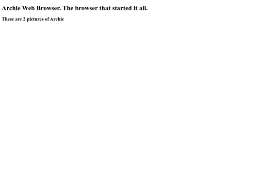 archiewebbrowser screenshot