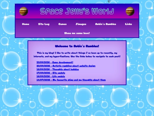blog screenshot
