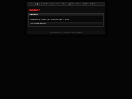 contact screenshot