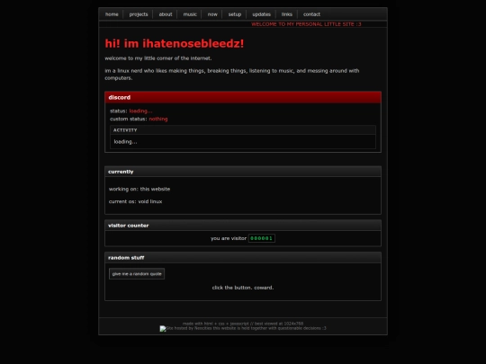 index screenshot