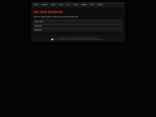 projects screenshot