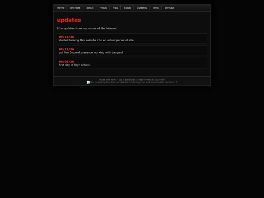 updates screenshot