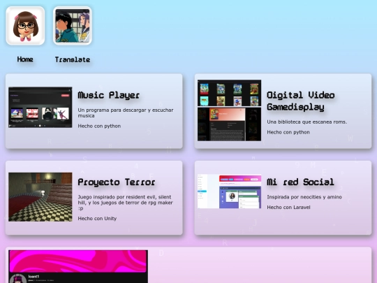 proyectos screenshot