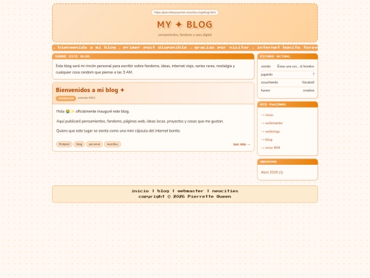 blog screenshot
