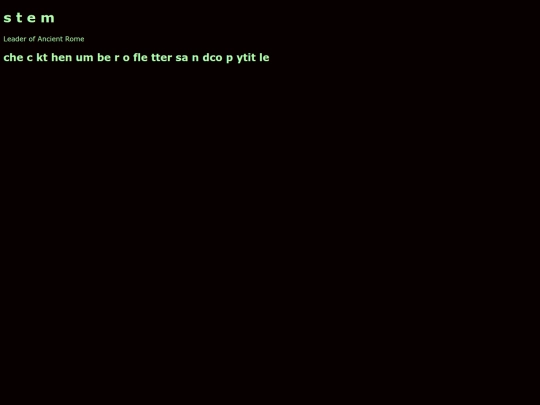 stem screenshot