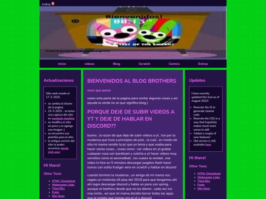 blog screenshot