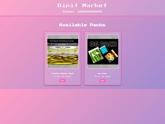 market screenshot
