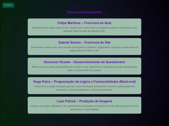 desenvolvedores screenshot