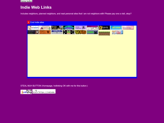 links screenshot