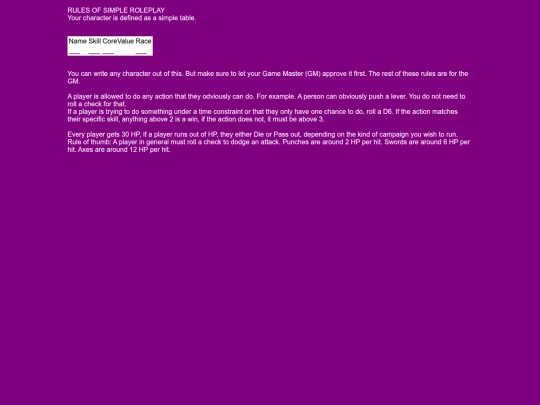 rulesets/simpleroleplay screenshot