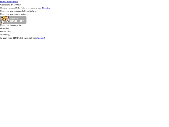 index screenshot