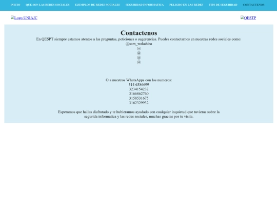 paginas/Contactenos screenshot