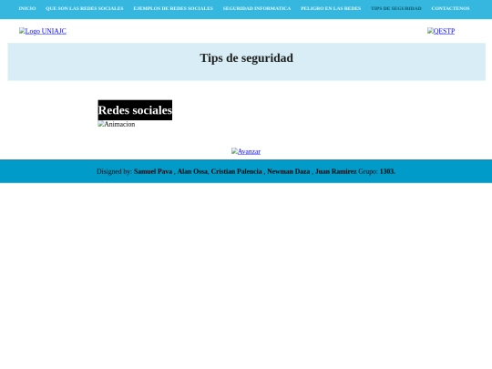 paginas/Tips screenshot