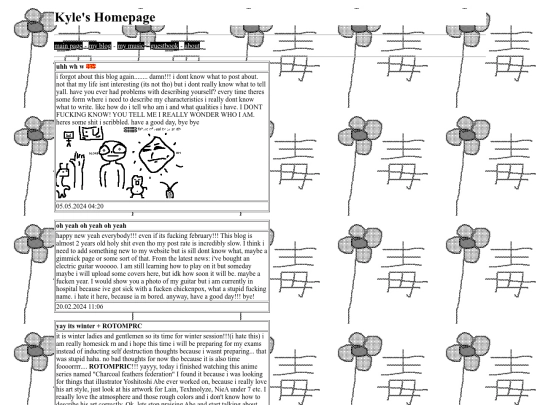 blog screenshot