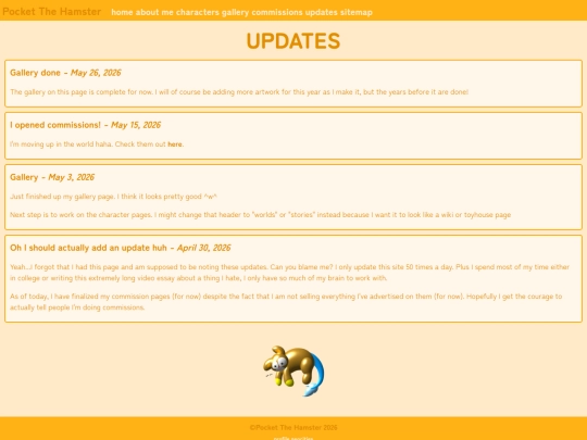 updates screenshot