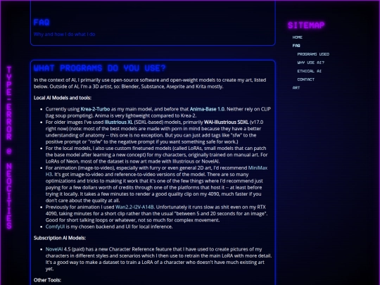 faq screenshot