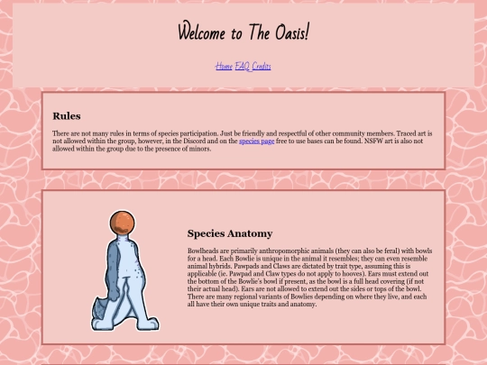 speciesguide screenshot