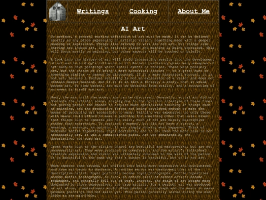 Writings/AiArt screenshot