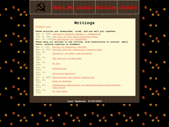 writing screenshot
