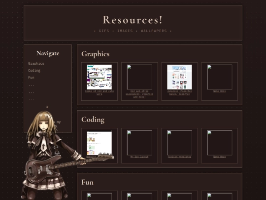 Resources screenshot