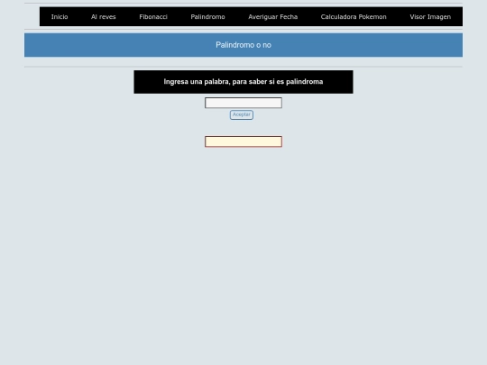 palindromo screenshot