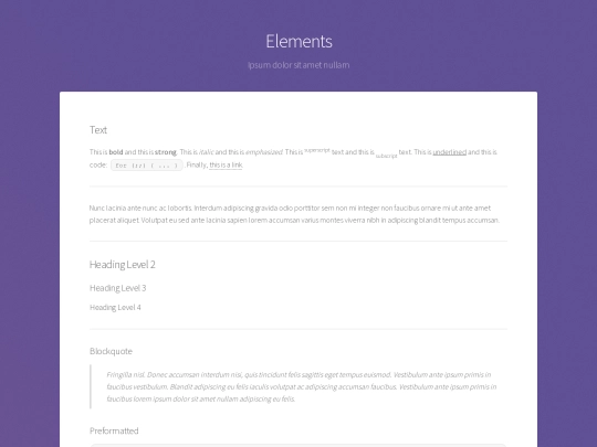 elements screenshot