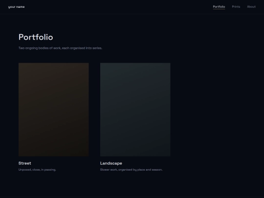 portfolio screenshot